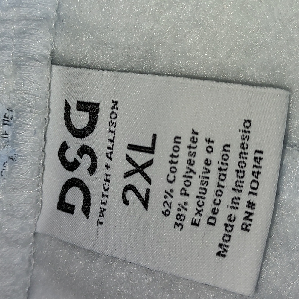 Dsg x twitch and Allison blue tye dye long shorts - Picture 3 of 8